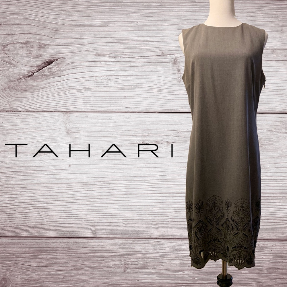Tahari Sheath Dress Size 8 – Classic Career Workwear / Timeless Elegant - Picture 6 of 7